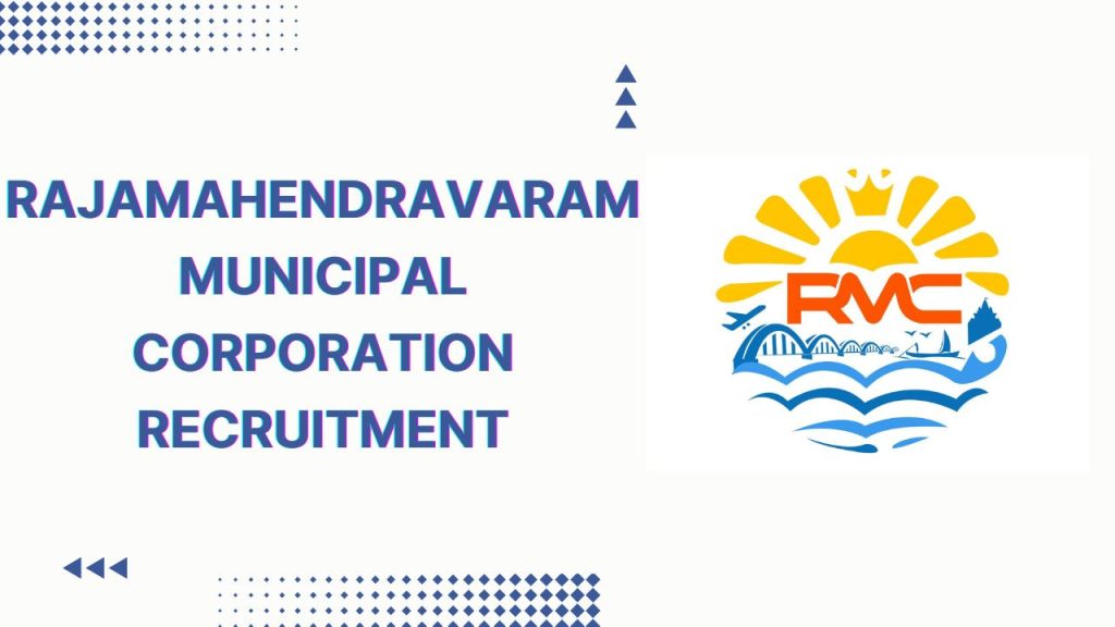 Rajamahendravaram Municipal Corporation Recruitment